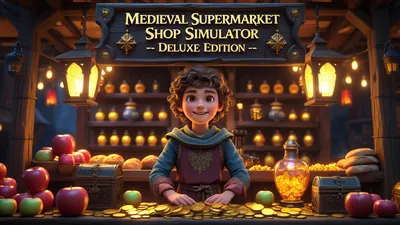 Medieval Supermarket Shop Simulator Deluxe Edition- 中世スーパーマーケットショップシミュレーター デラックスエディションのパッケージ画像