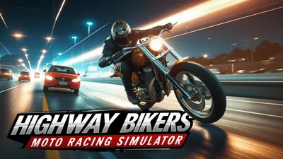 Highway Bikers: Moto Racing Simulator - ハイウェイバイカーズ: モトレーシングシミュレーターのパッケージ画像