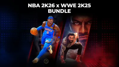 『NBA 2K26』 x 『WWE 2K25』バンドルのパッケージ画像