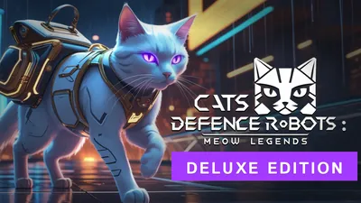 Cats Defense Robots: Meow Legends Deluxe Edition-猫の防衛ロボット: ニャーレジェンド デラックス版のパッケージ画像