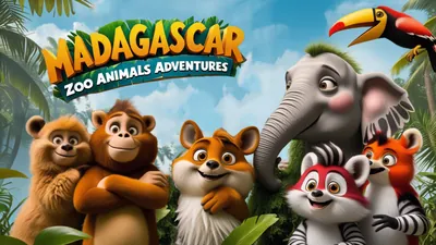 Madagascar: Zoo Animals Adventures - マダガスカル：動物園の動物の冒険のパッケージ画像