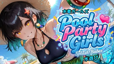 水着ガールズ水遊び (Pool Party Girls: Splash Babes)のパッケージ画像