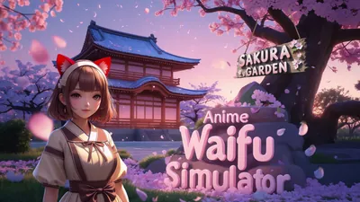 Anime Waifu Simulator: Sakura Garden - アニメワイフシミュレーター: さくらガーデンのパッケージ画像
