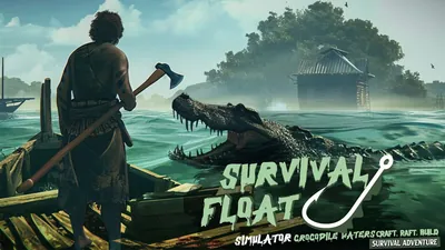 Survival Float Simulator - Crocodile Waters Craft, Raft, Build: Survival Adventureのパッケージ画像