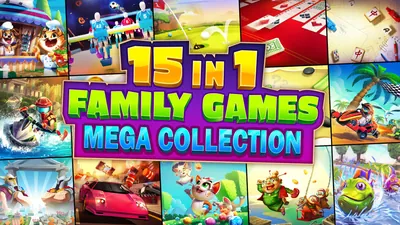 15 in 1 Family Games Mega Collectionのパッケージ画像