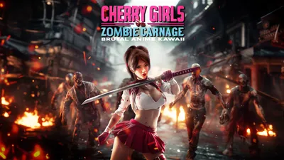 Cherry Girls vs Zombie Carnage: Brutal Anime Kawaiiのパッケージ画像